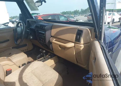 2002 Jeep Wrangler Sport из США, поврежденный, VIN 1J4FA49S72P729703